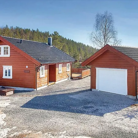 Three-bedroom Holiday Mykland With A Fireplace 01 Vegusdal