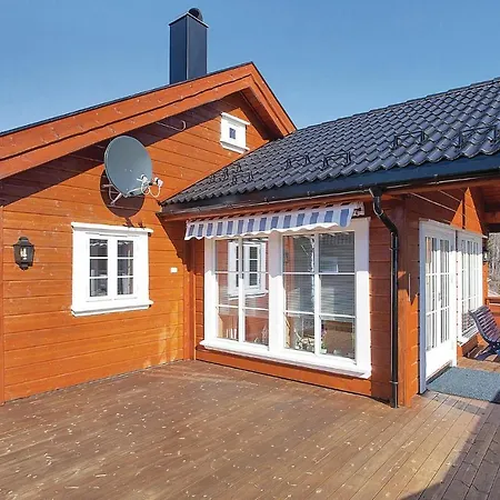 Three-bedroom Holiday Mykland With A Fireplace 01