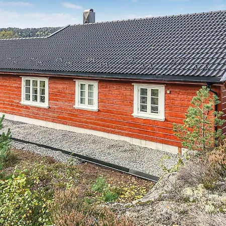 Three-bedroom Holiday Mykland With A Fireplace 01 Сasa de vacaciones *